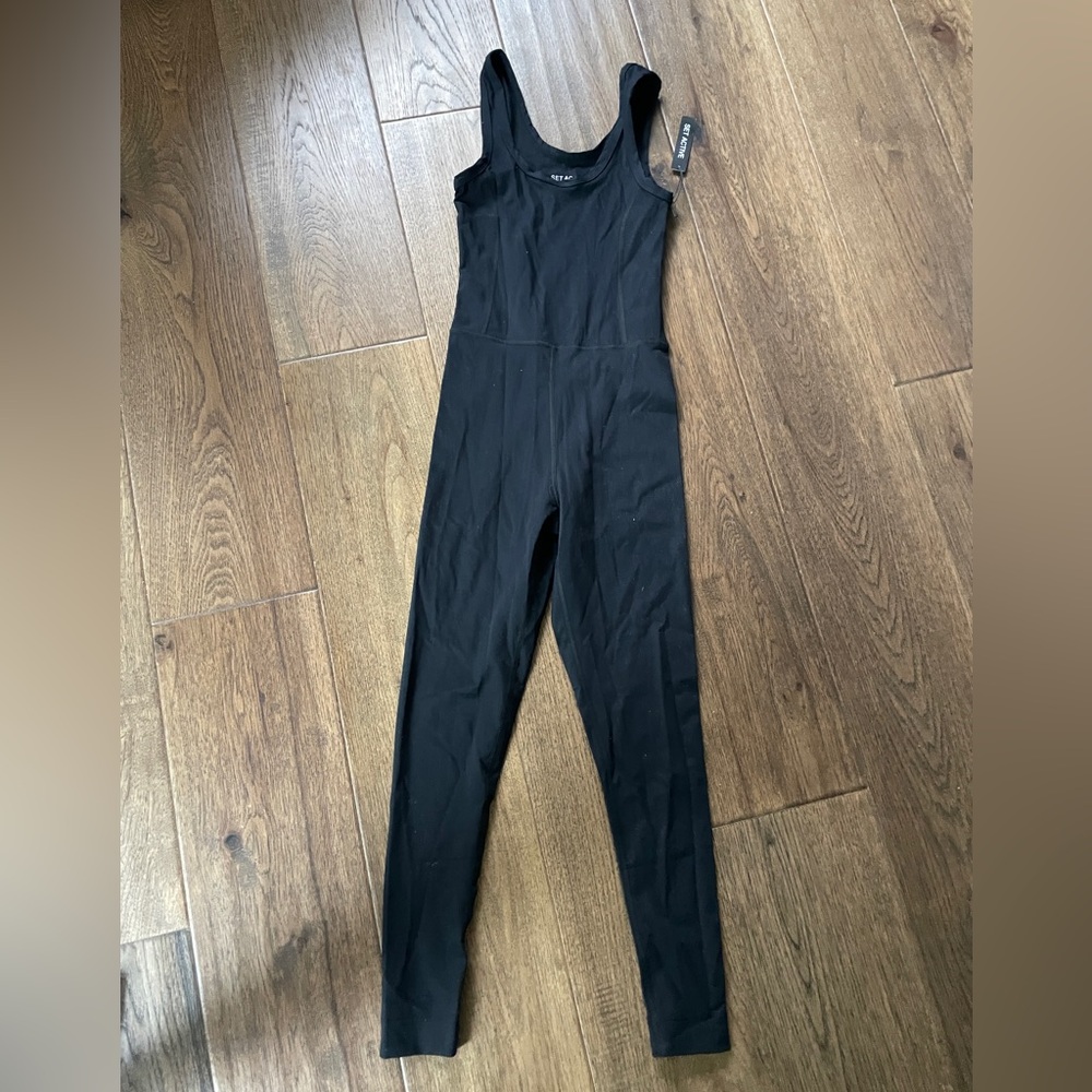 NWT SET Active Black Jumpsuit